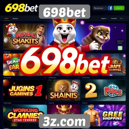 Comparativo dos jogos disponíveis na 698bet